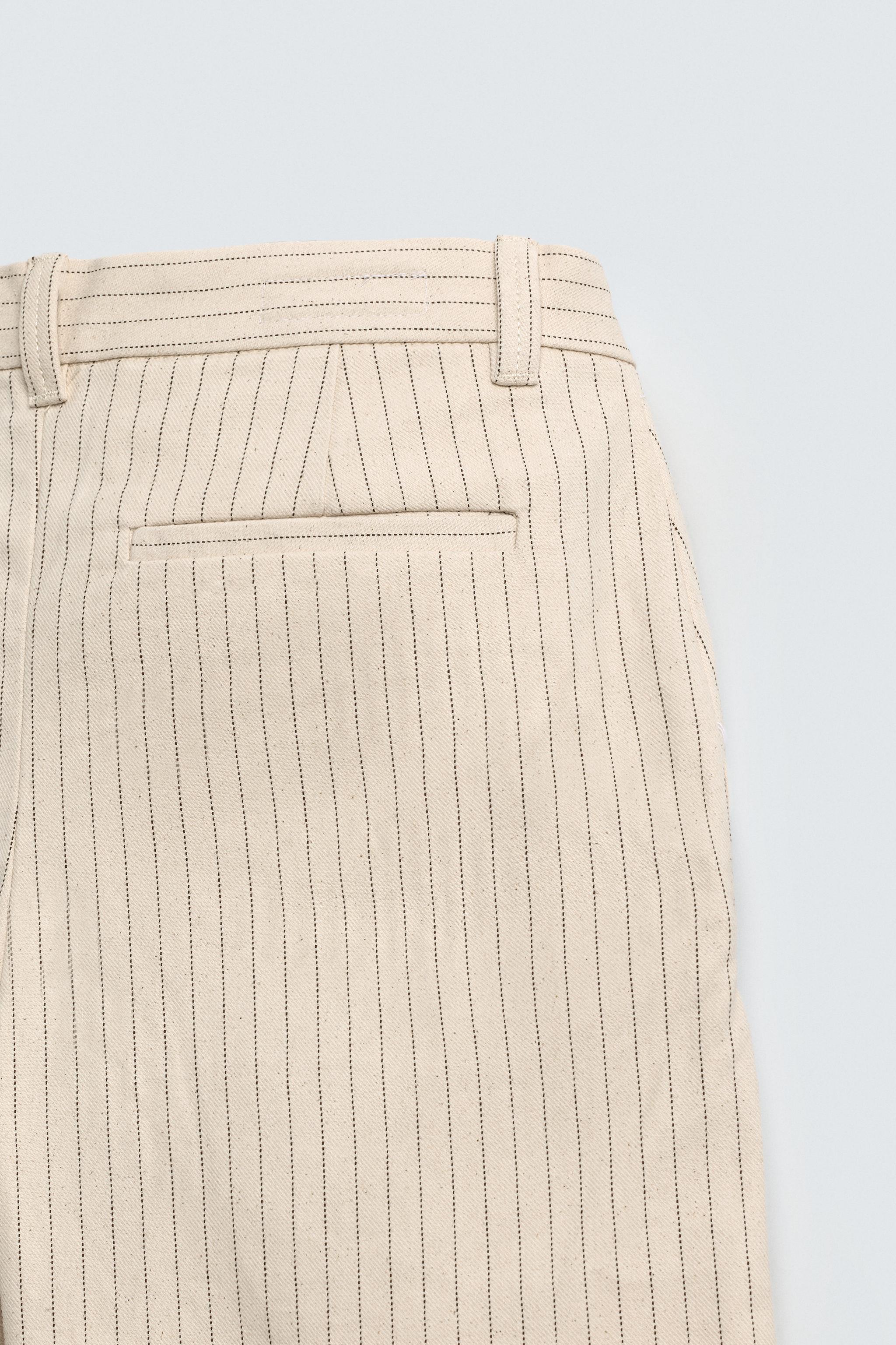 PANTALON CHINO COUPE DÉCONTRACTÉE RAYURES